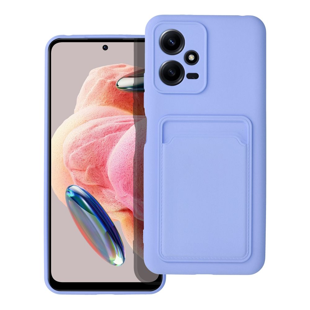 Aizsargvāciņš Xiaomi Redmi NOTE 12 5G – CARD, violets