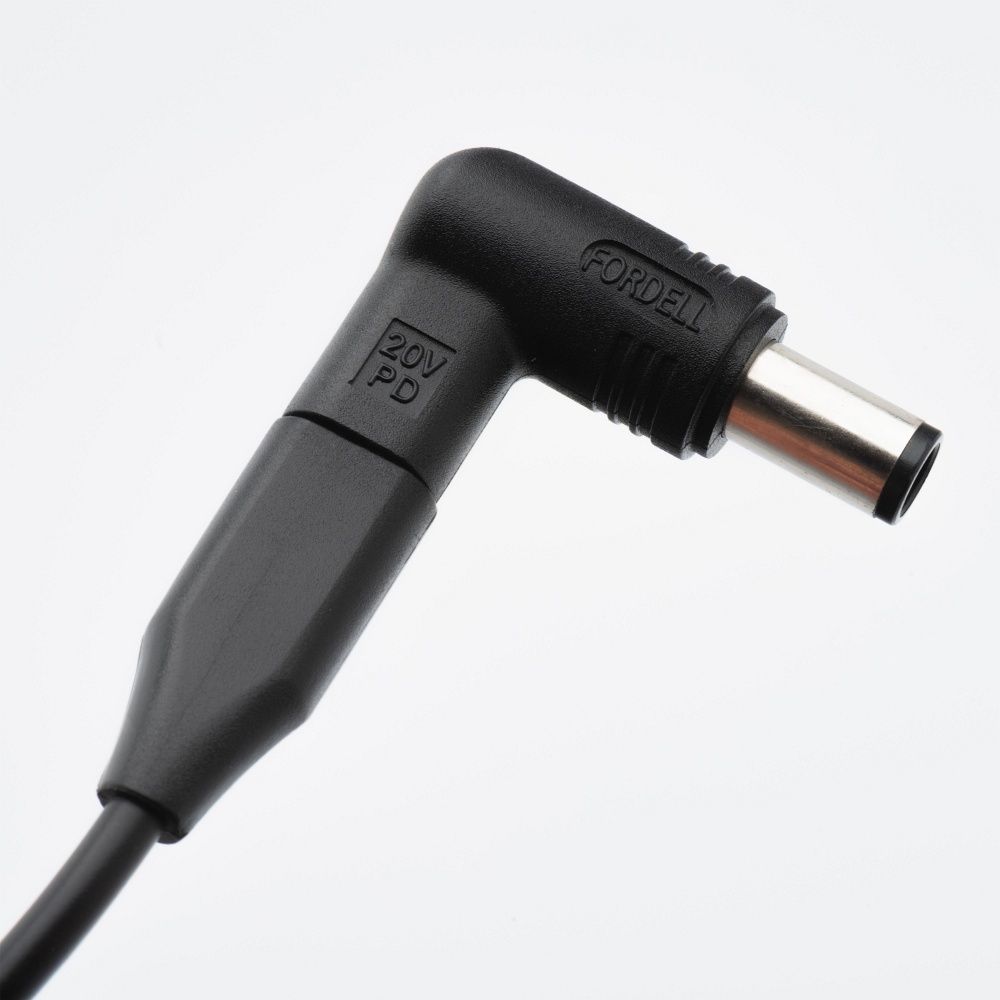 Forcell F-Energy E856 USB-C PD 65 W portatīvā datora lādētājs ar 6 uzgaļiem, melns