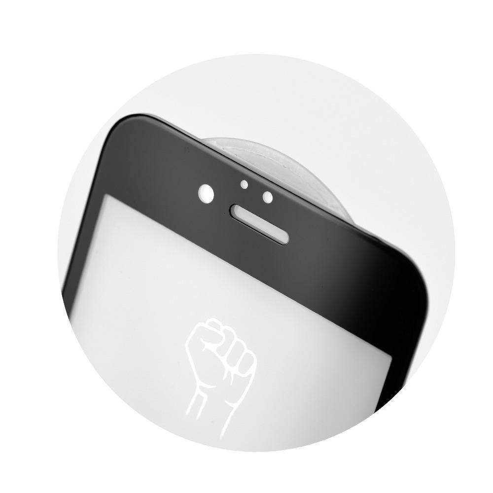 Roar Glass 5D Full Glue aizsargstikls Samsung Galaxy A02s, melns rāmis