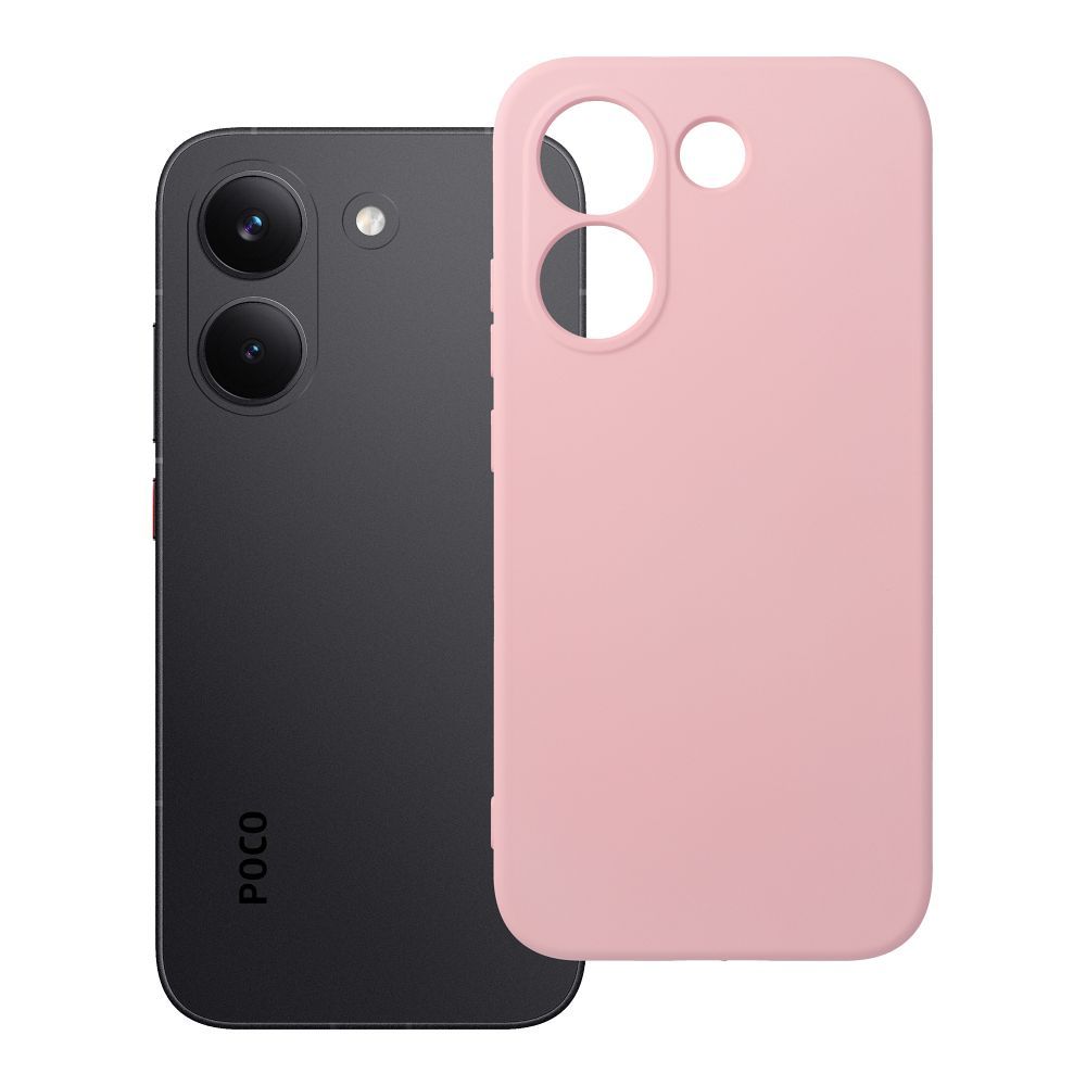 Silicone aizsargvāciņš Poco X8 Pro 5G, pūderrozā