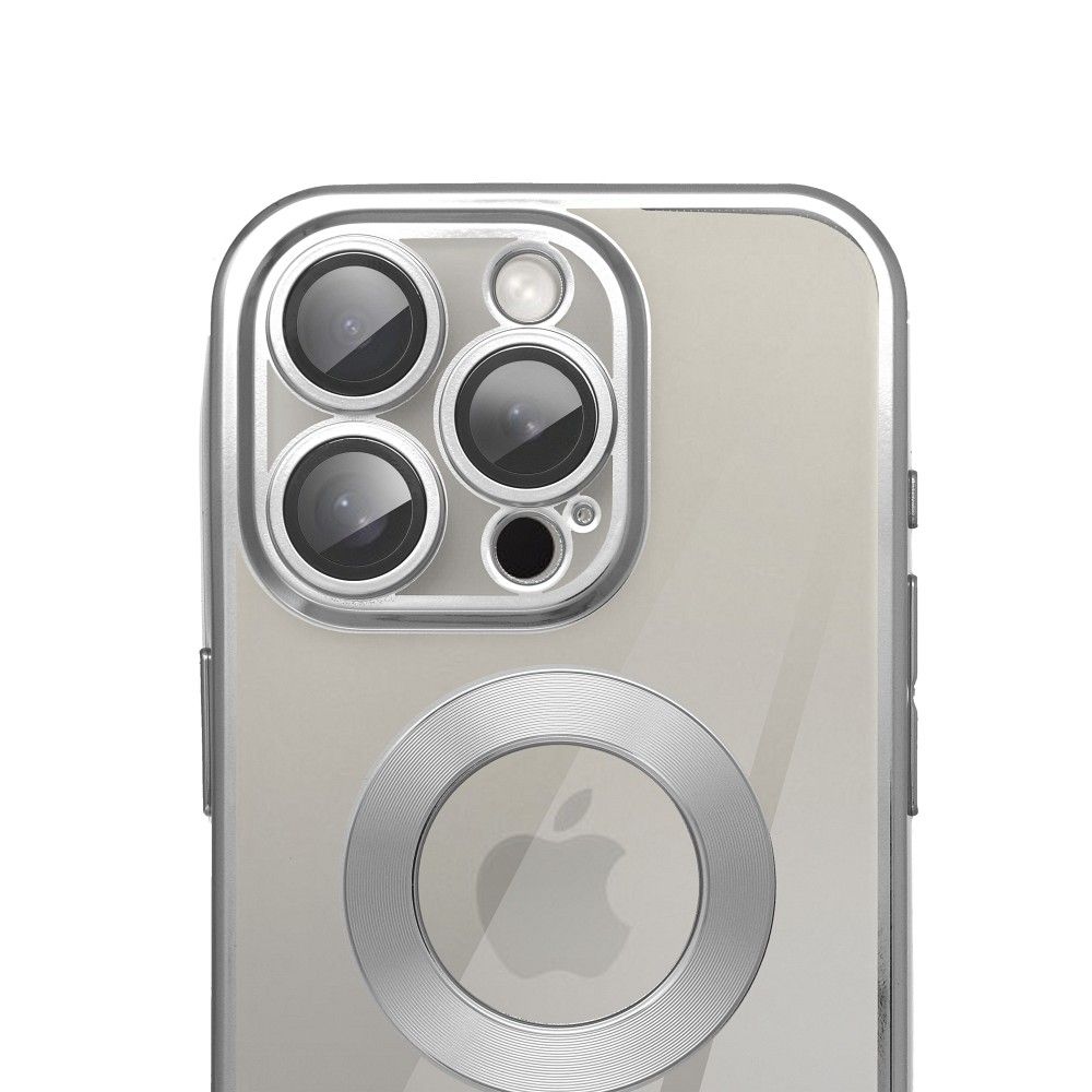 Aizsargvāciņš iPhone 16 – GLAM, sudraba — attēls 3