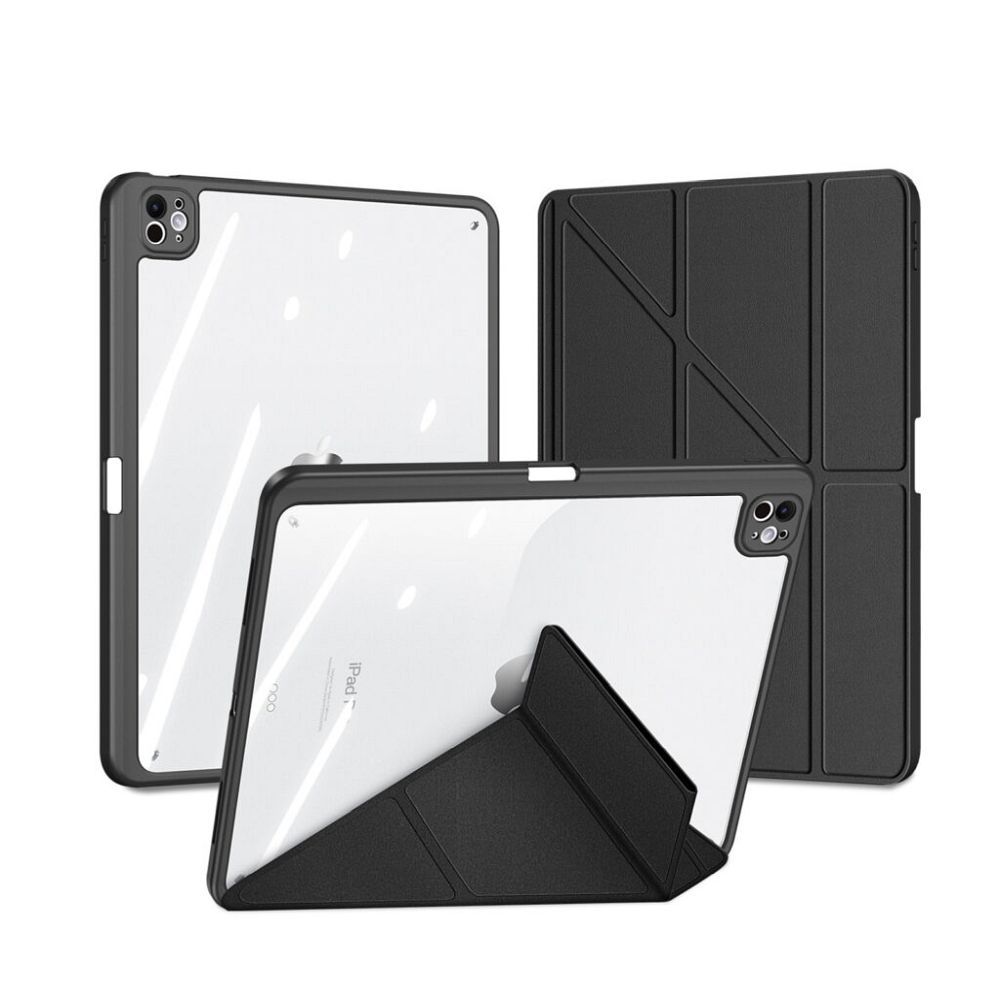 Dux Ducis MAGI maciņš iPad Pro 13 (2024) ar irbuļa vietu, melns
