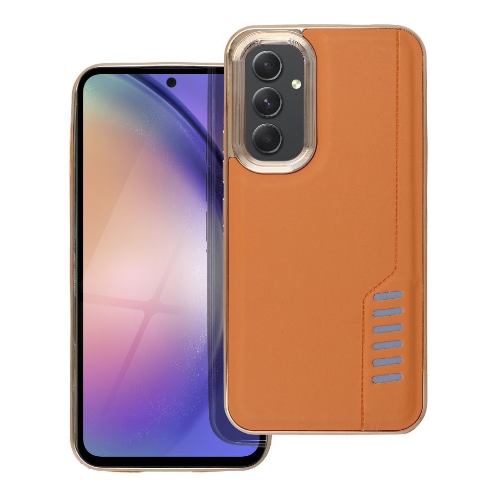 Aizsargvāciņš Samsung A54 5G – MILANO, brūns