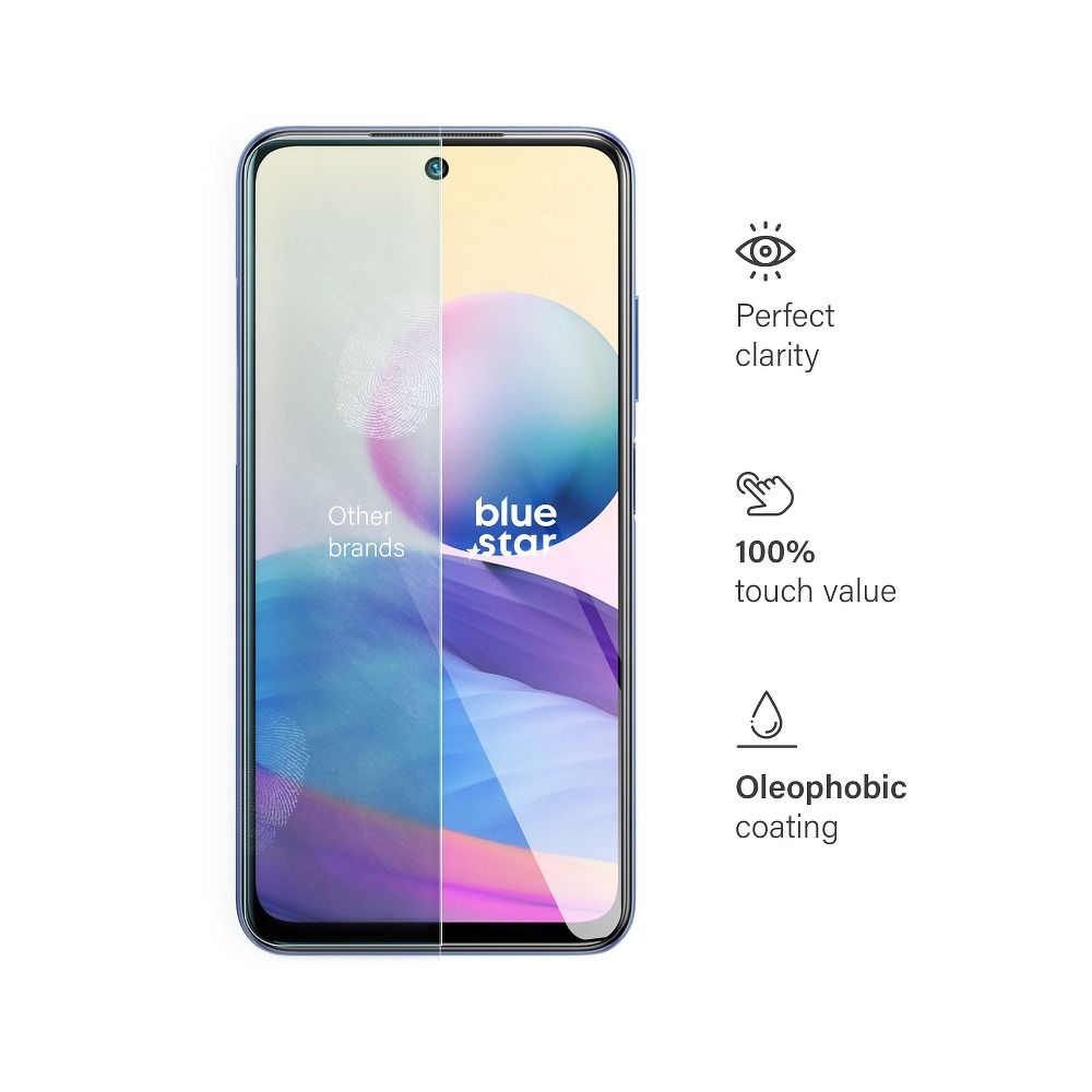 Aizsargstikls Xiaomi Redmi Note 10 5G – Blue Star — attēls 4