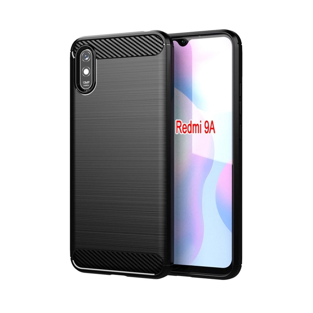 Aizsargvāciņš Xiaomi Redmi 9A / 9AT – CARBON, melns