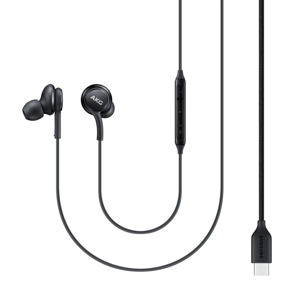 Austiņas Samsung AKG EO-IC100BBEGEU Wired In-Ear USB-C Headphones - Black