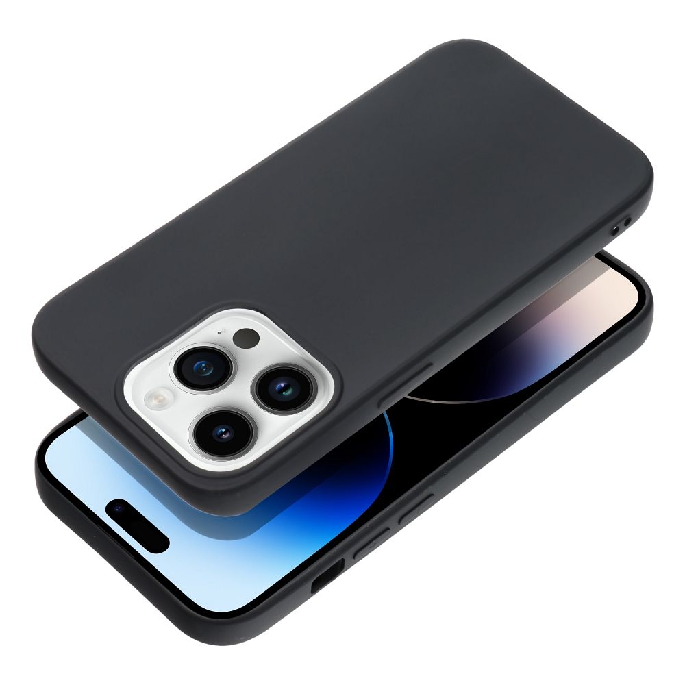 Aizsargvāciņš iPhone 14 Pro – MATT, melns — attēls 2