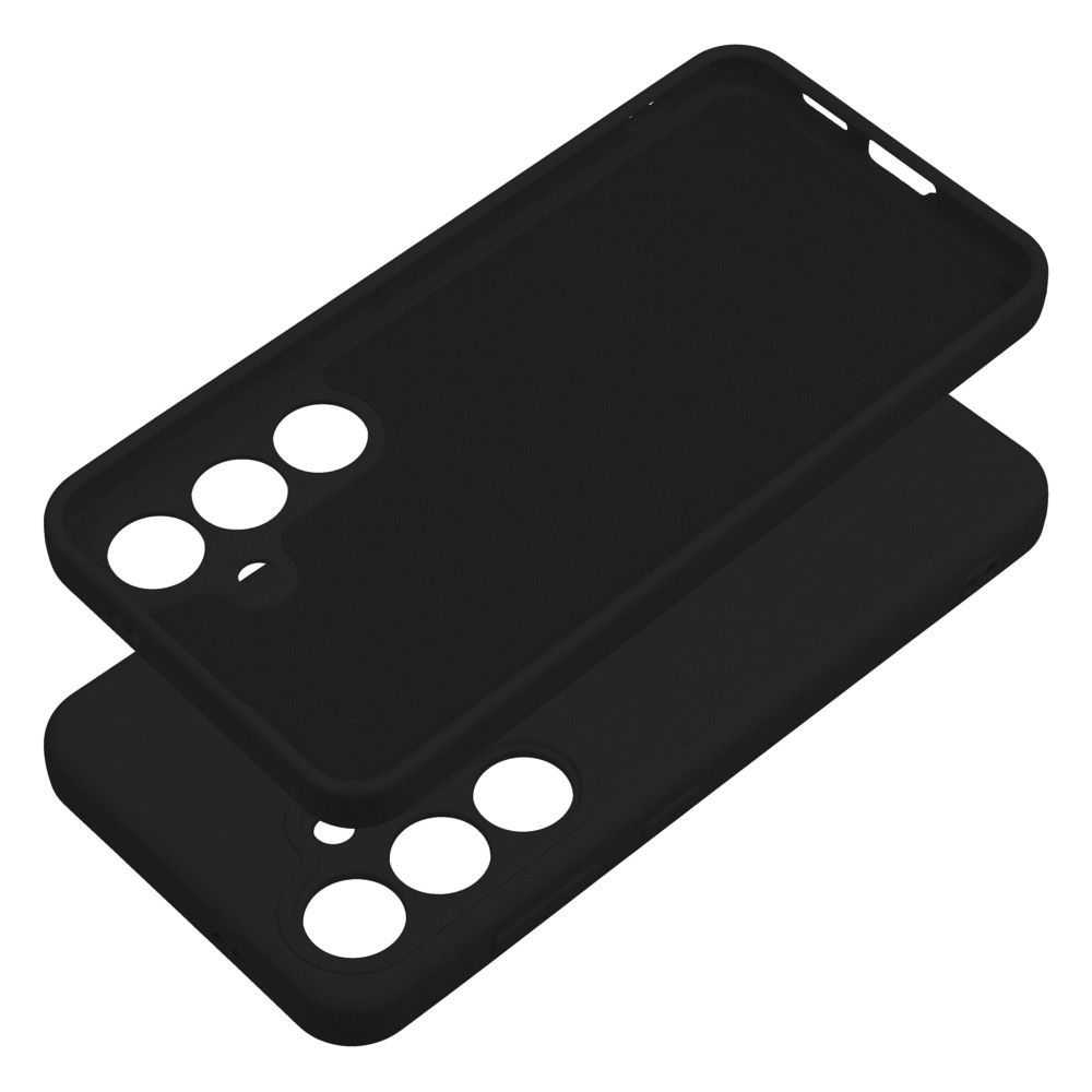 Aizsargvāciņš Samsung S24 – SILICONE, melns — attēls 3