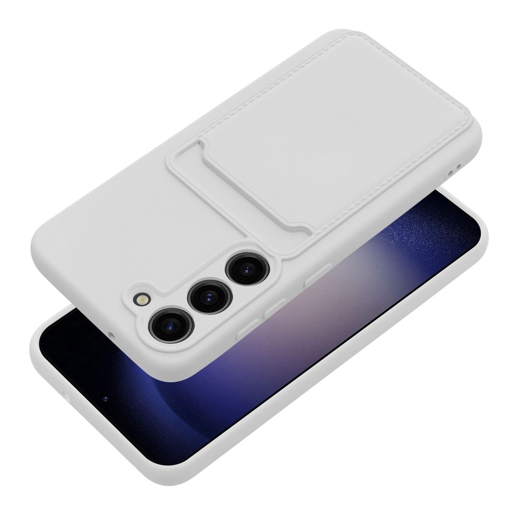 Aizsargvāciņš Samsung S23 Plus – CARD, balts — attēls 3