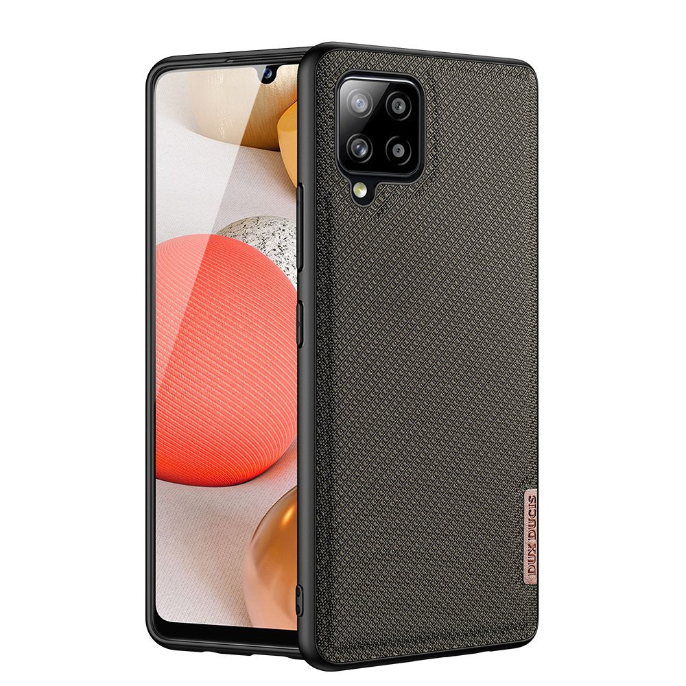 Aizsargvāciņš Samsung Galaxy A42 5G – Dux Ducis Fino covered with nylon material, zaļš