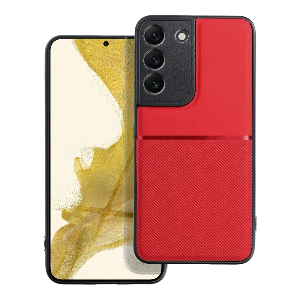 Aizsargvāciņš Samsung S22 – NOBLE, sarkans