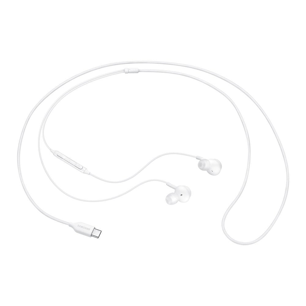 Austiņas Samsung AKG Wired In-Ear Headphones USB-C White (EO-IC100BWEGEU) — attēls 2