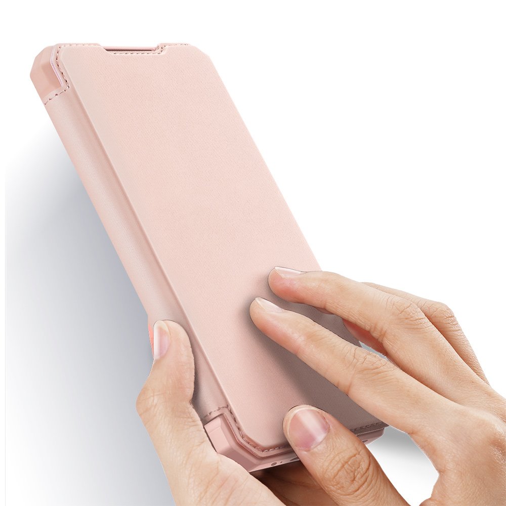 Aizsargvāciņš Samsung Galaxy A72 4G – DUX DUCIS Skin X Bookcase type, rozā — attēls 2