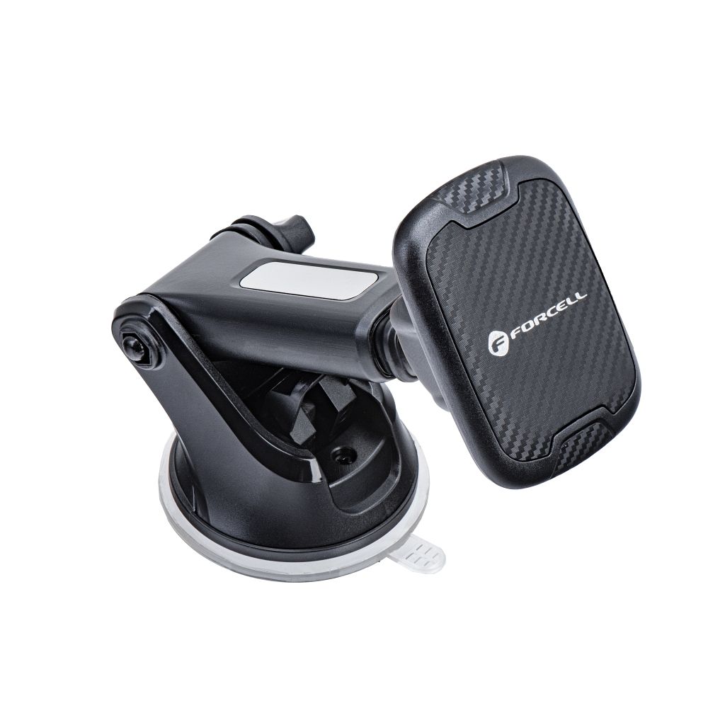 FORCELL car holder for smartphone CARBON H-CT327 magnetic to window — attēls 3