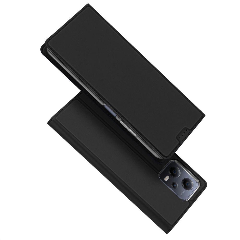 Aizsargvāciņš Redmi Note 12 5G – DUX DUCIS Skin Pro - Smooth Leather, melns