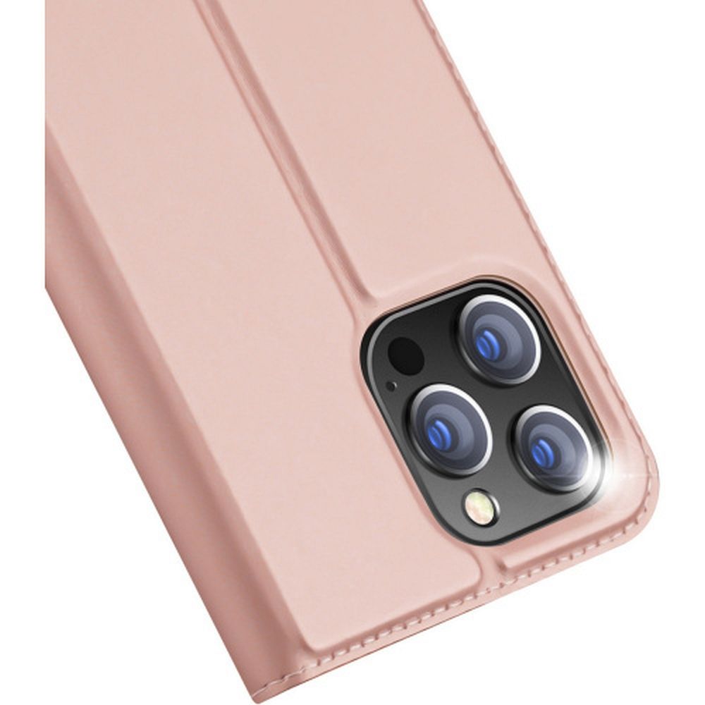 Aizsargvāciņš iPhone 15 rose – DUX DUCIS wallet SKIN PRO — attēls 4