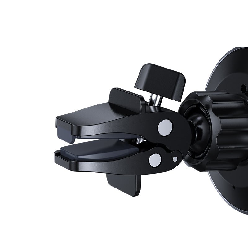 Joyroom JR-ZS240 magnētisks auto telefona turētājs ar Qi 15 W bezvadu uzlādi, melns