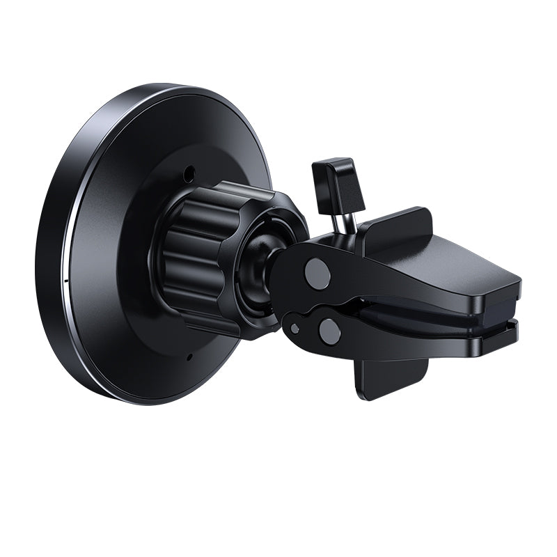 Joyroom JR-ZS240 magnētisks auto telefona turētājs ar Qi 15 W bezvadu uzlādi, melns