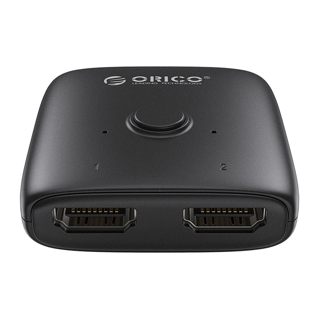 Orico HS2-A1 divvirzienu HDMI 2.0 pārslēdzējs/sadalītājs, melns