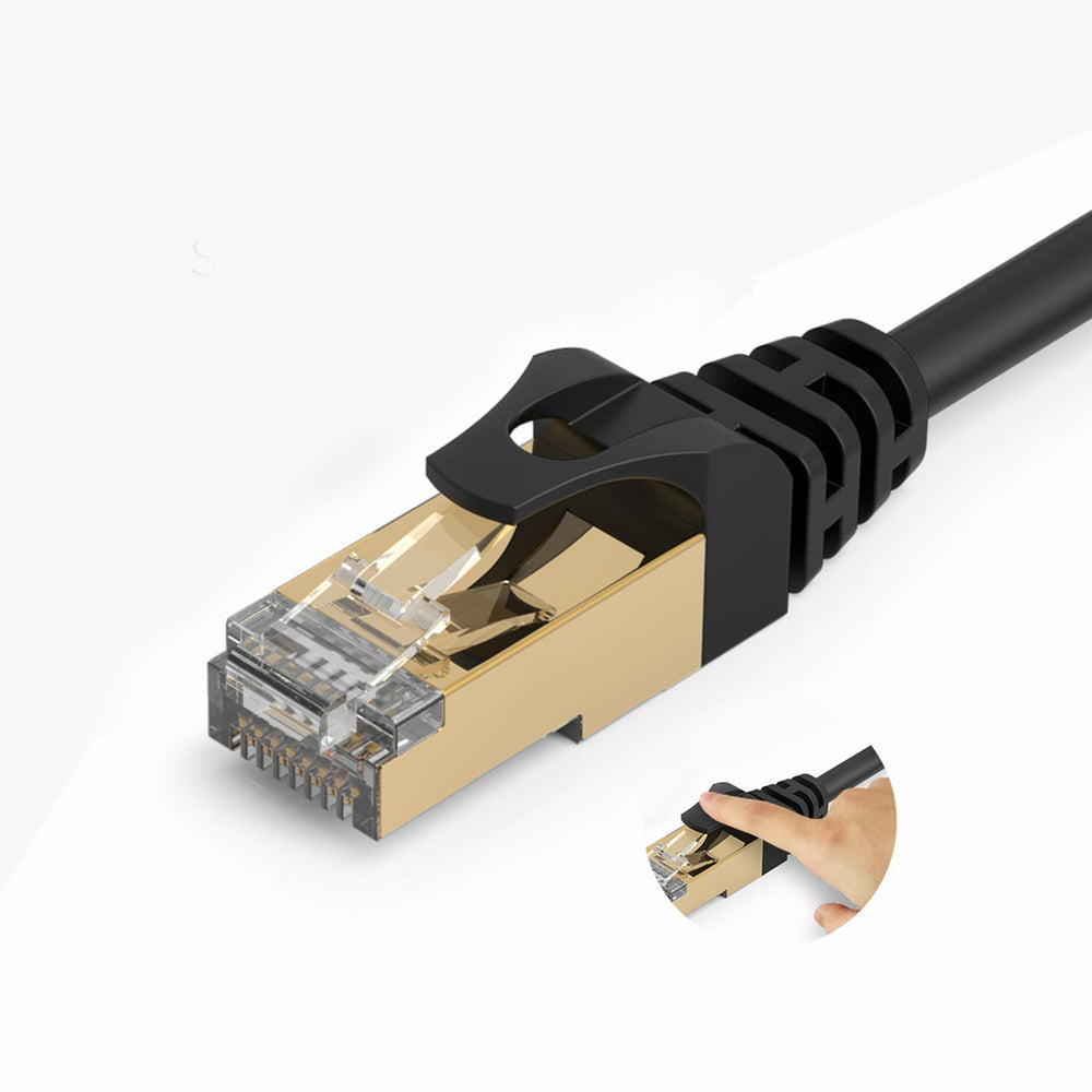 Orico PUG-C7 CAT7 RJ45 tīkla kabelis 10 Gbit/s, 2 m, melns