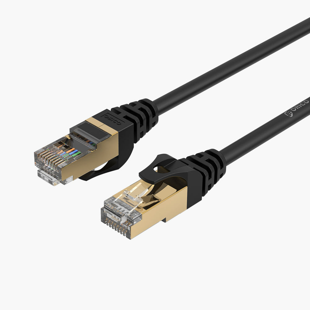 Orico PUG-C7 CAT7 RJ45 tīkla kabelis 10 Gbit/s, 2 m, melns