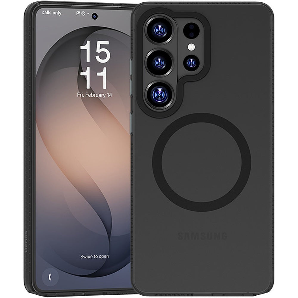 Aizsargvāciņš Samsung Galaxy S26 Ultra melns – Benks Magnetic Lucid Armor (A050)