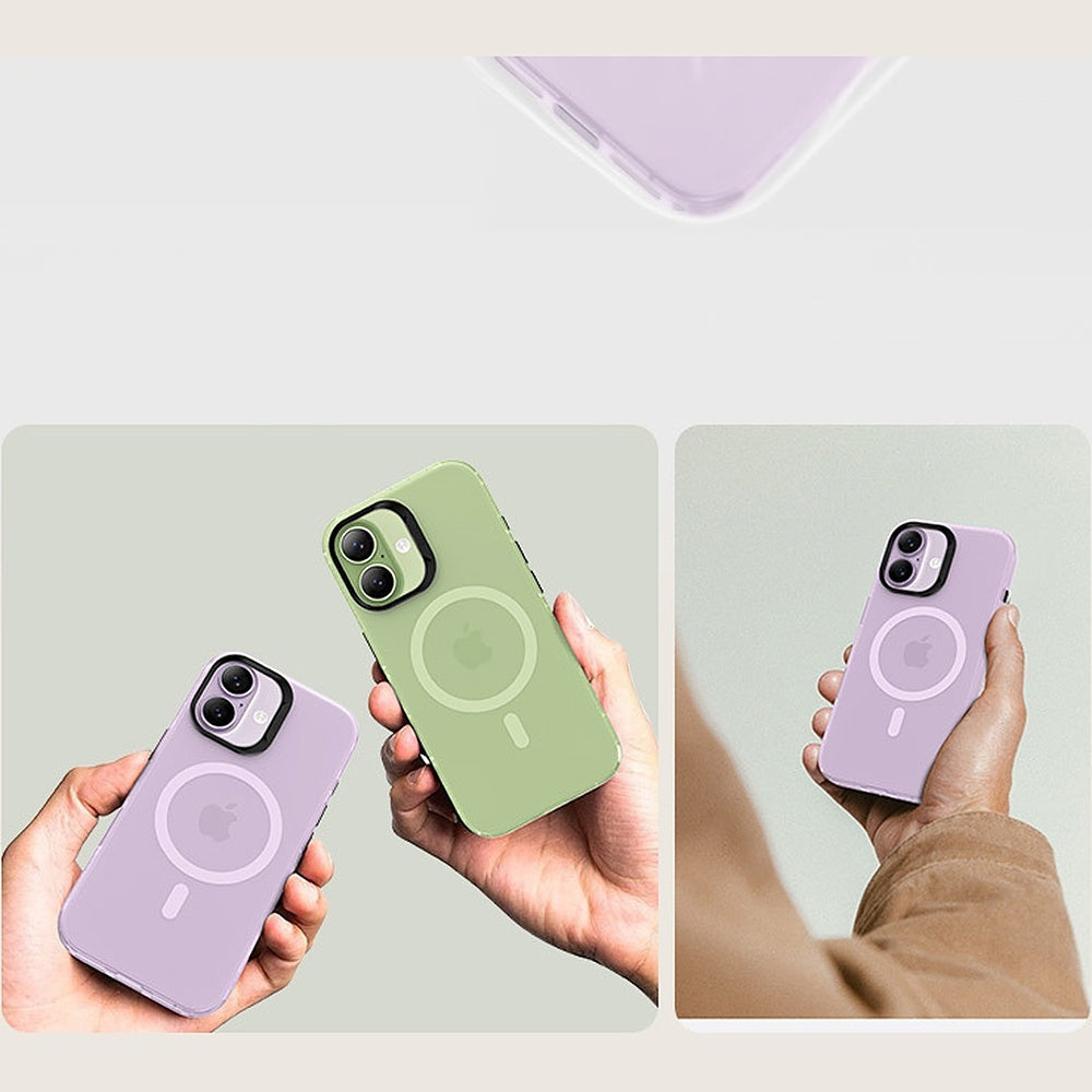 Aizsargvāciņš iPhone 17 – Benks Lucid Armor ar Camera Control pogu, violets