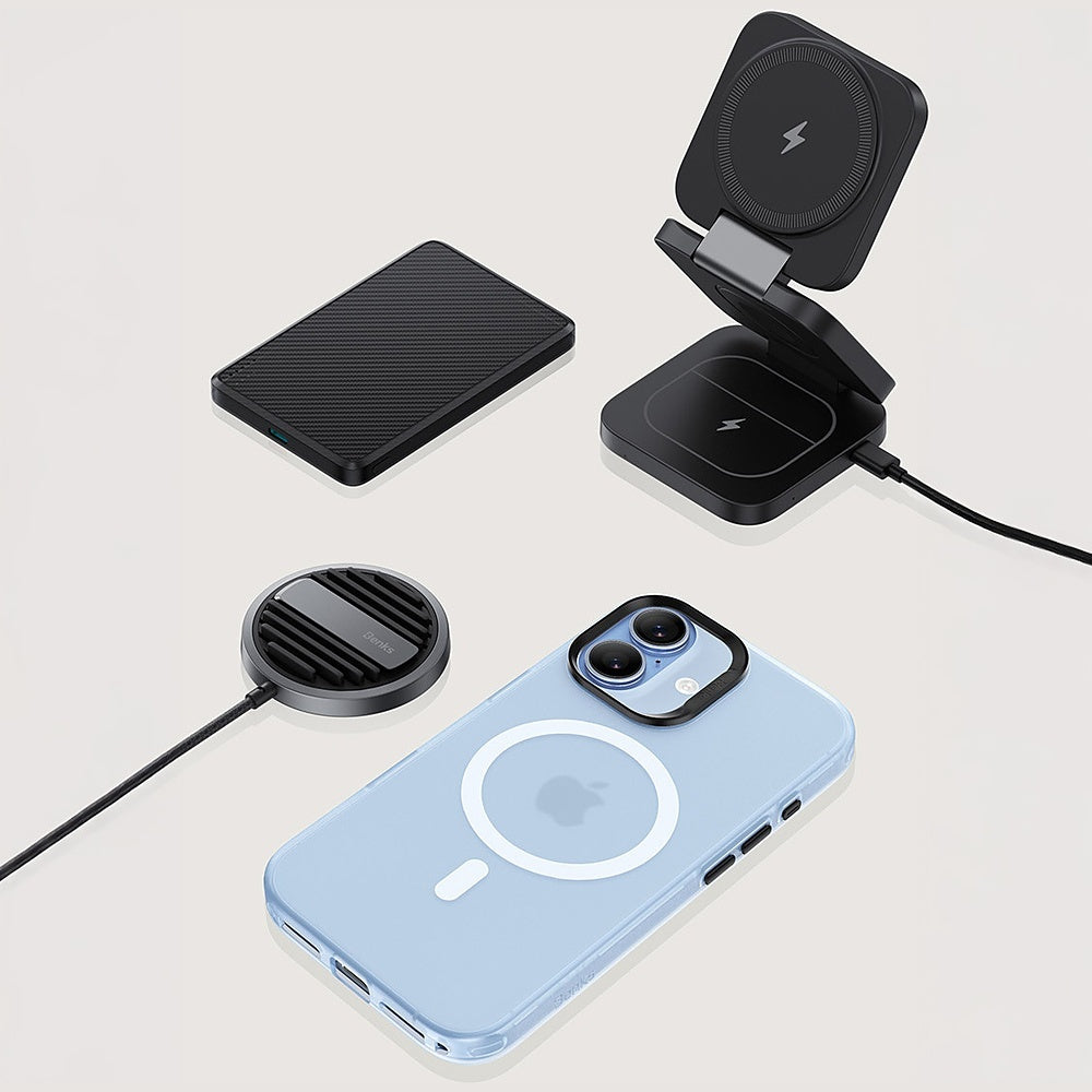 Aizsargvāciņš iPhone 17 – Benks Lucid Armor ar Camera Control pogu, violets