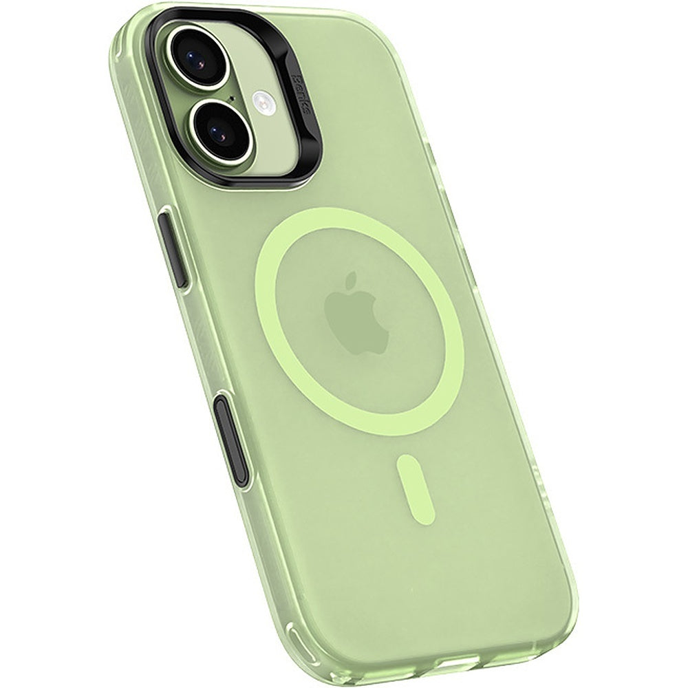 Aizsargvāciņš iPhone 17 – Benks Lucid Armor ar Camera Control pogu, zaļš