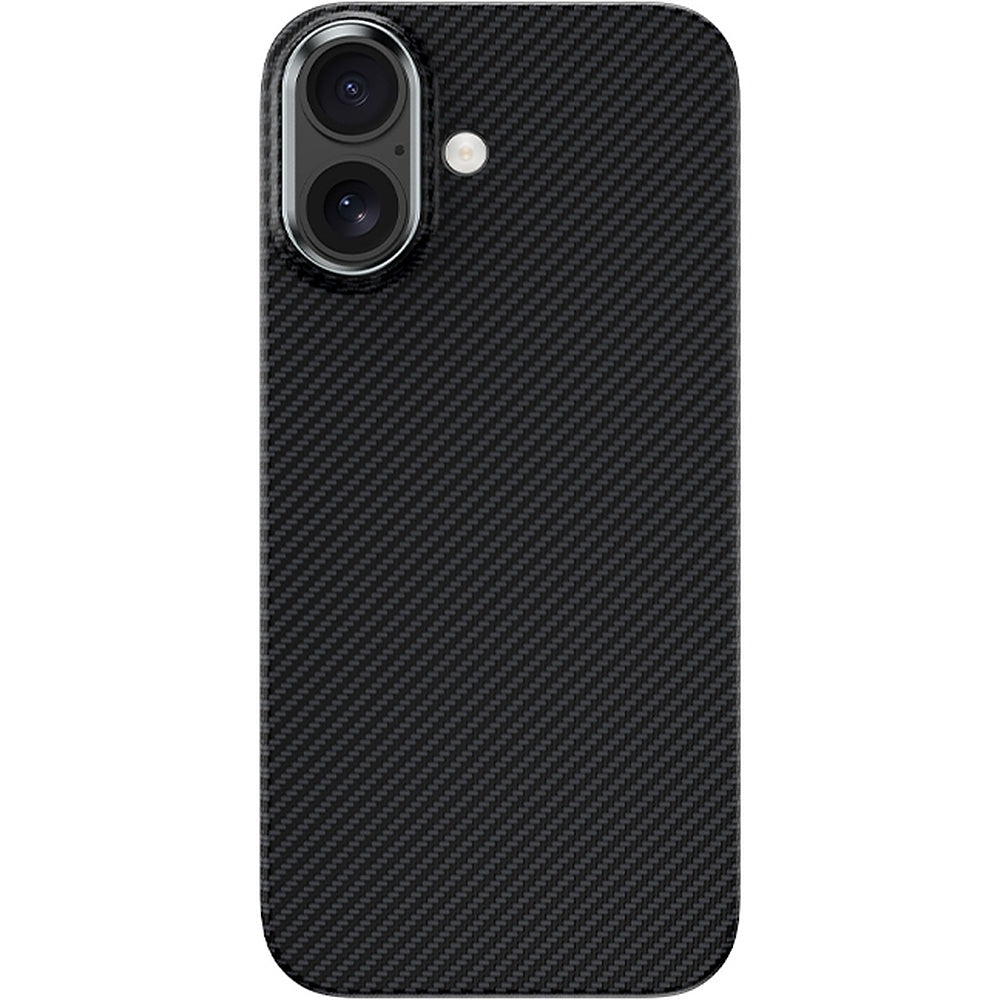Aizsargvāciņš iPhone 17 – Benks ArmorAir Kevlar 600D ar metāla rāmi, melns