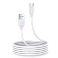 Joyroom Long-Lasting A9 USB-A–USB-C 3 A kabelis, 2 m, balts