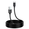 Joyroom Long-Lasting A9 USB-A–USB-C 3 A kabelis, 2 m, melns