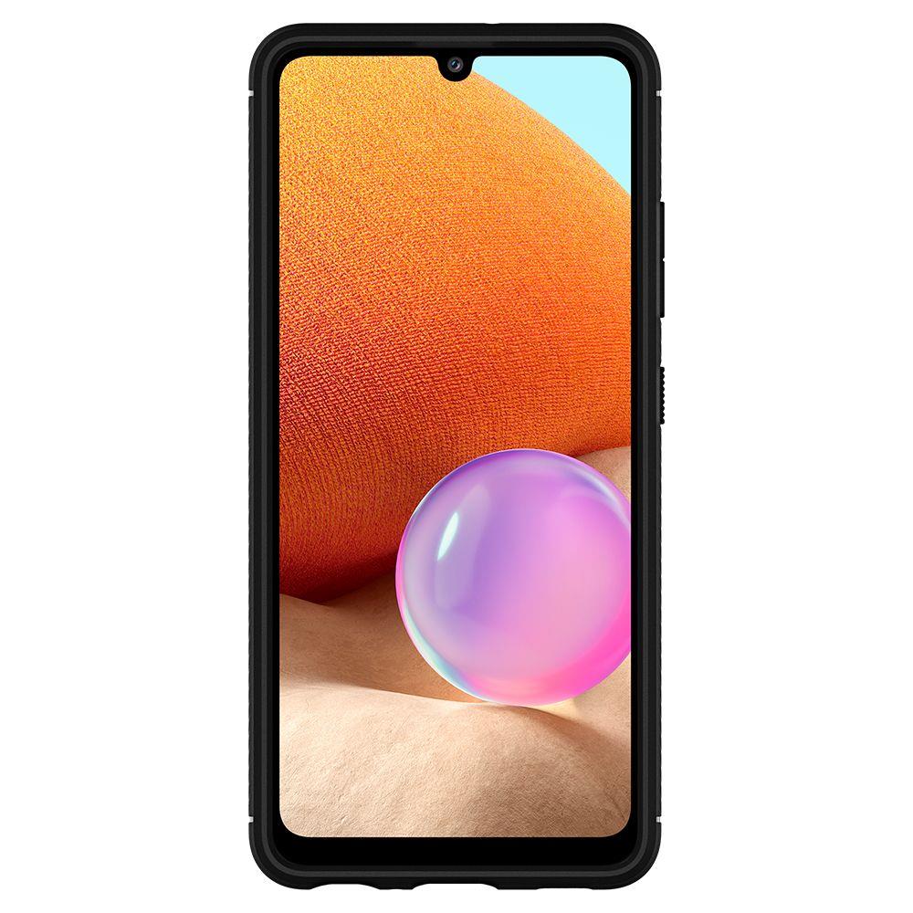 Aizsargvāciņš Samsung Galaxy A52 / A52S – Spigen Rugged Armor, matēti melns — attēls 4