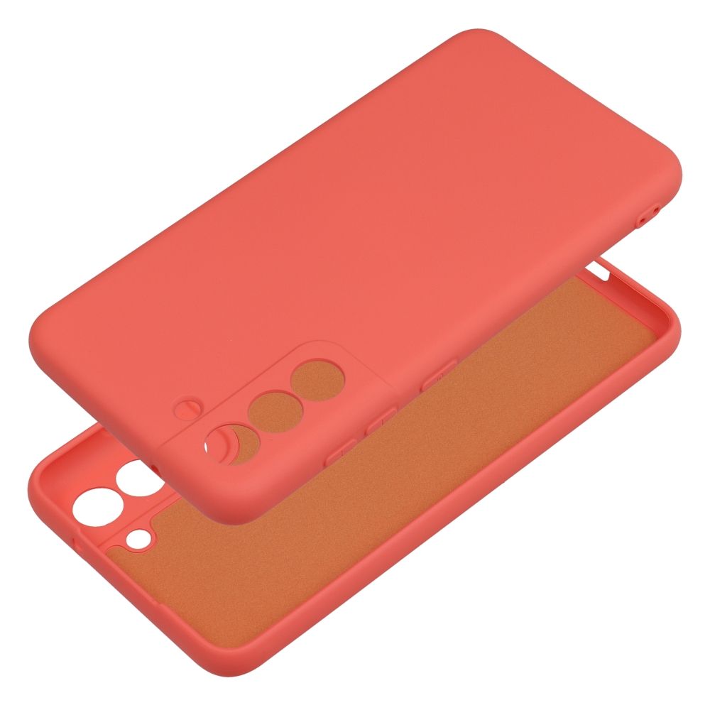 Aizsargvāciņš Samsung S21 FE peach – SILICONE — attēls 3