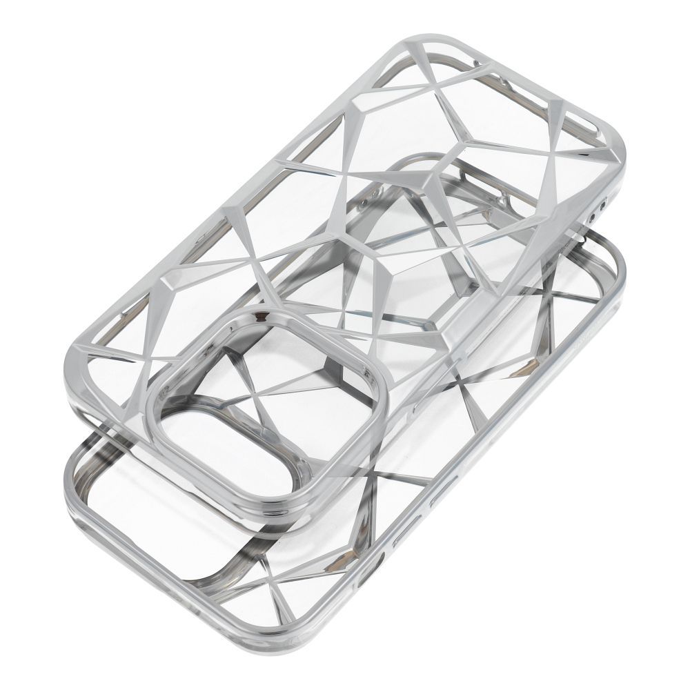 Aizsargvāciņš iPhone 16 – TWINKI, sudraba — attēls 3