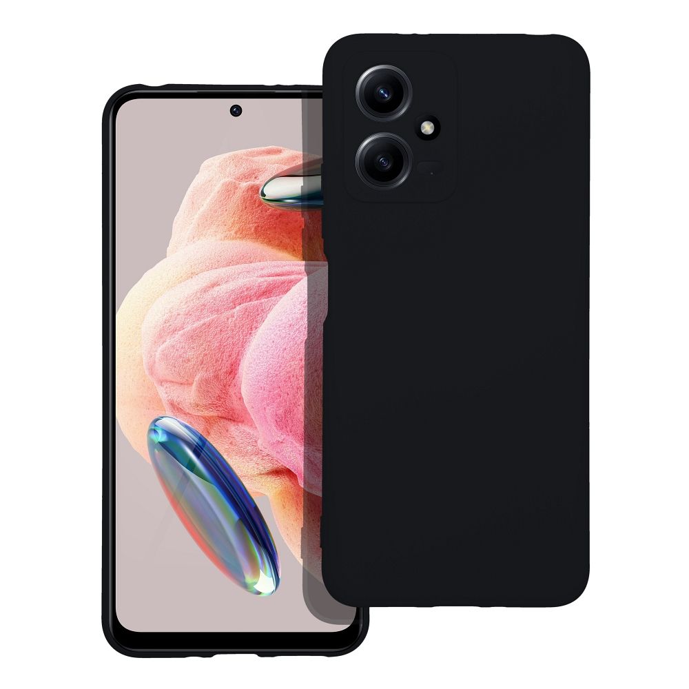 Aizsargvāciņš Xiaomi Redmi Note 12 5G – SILICONE, melns