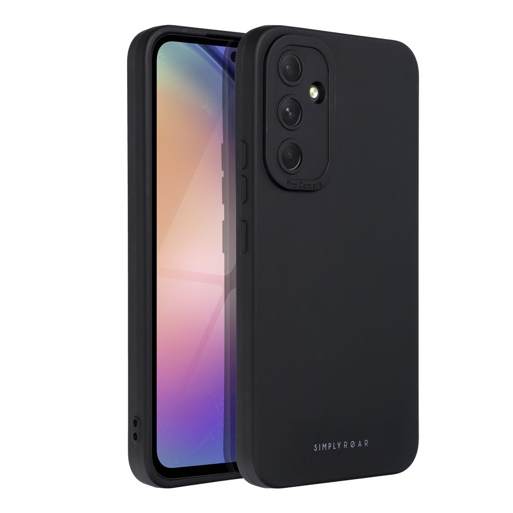 Aizsargvāciņš Samsung Galaxy A54 5G – Roar Luna, melns — attēls 2