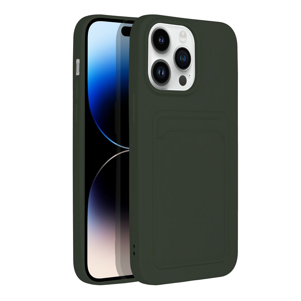 Aizsargvāciņš iPhone 14 Pro Max – CARD, zaļš — attēls 2
