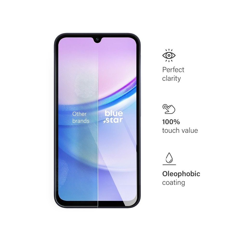 Aizsargstikls Samsung Galaxy A15 5G – Blue Star — attēls 4