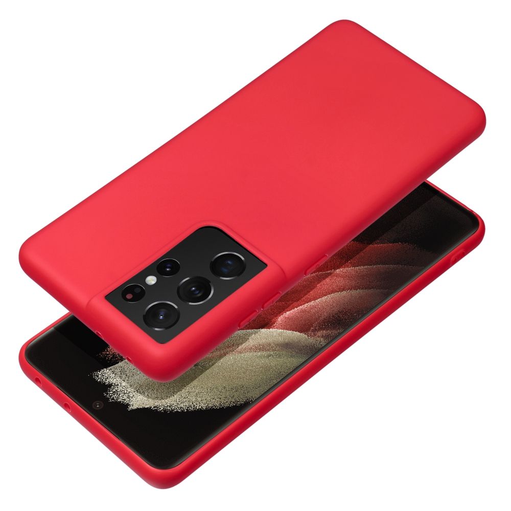 Aizsargvāciņš Samsung A55 5G – SOFT, sarkans