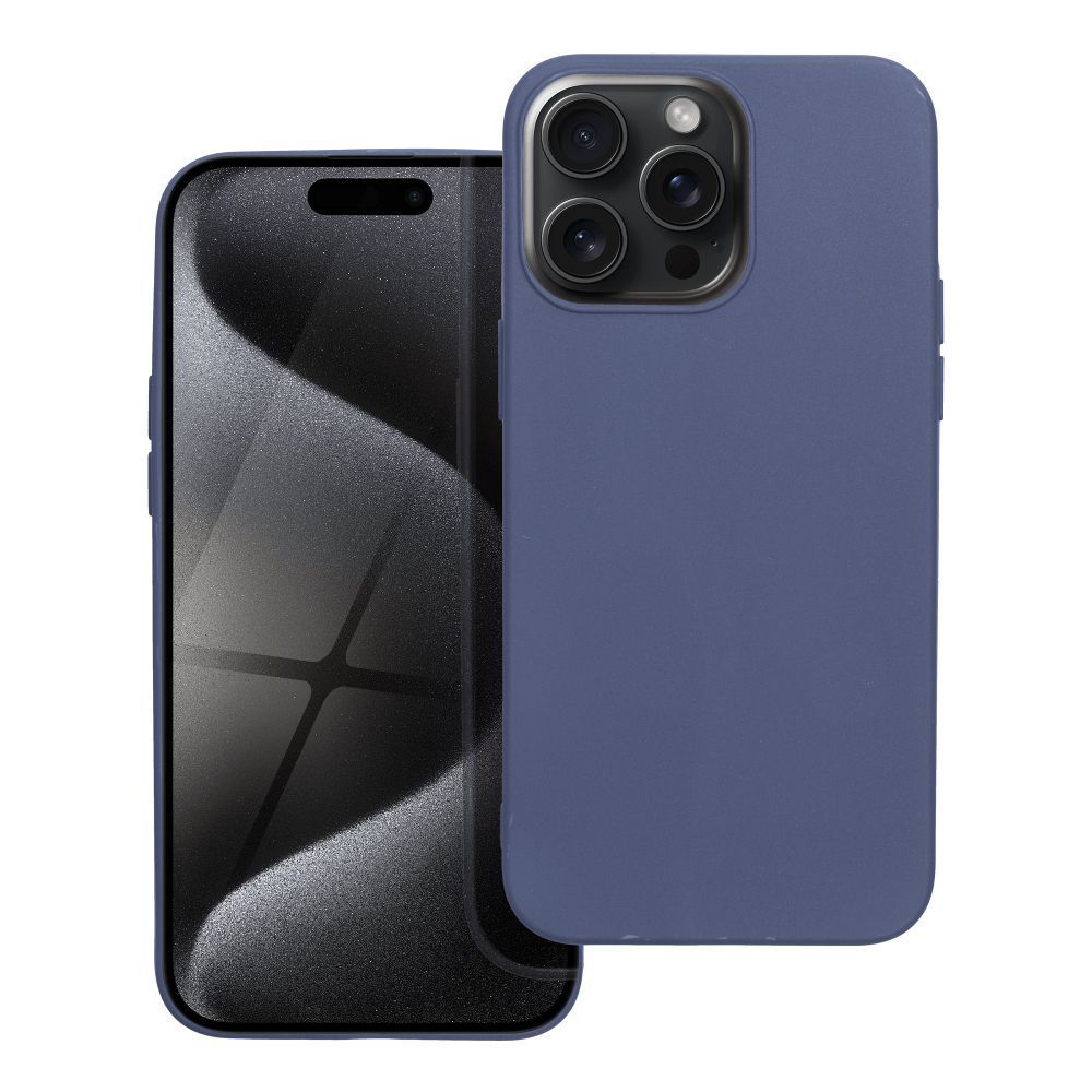 Aizsargvāciņš iPhone 15 Pro – MATT, zils