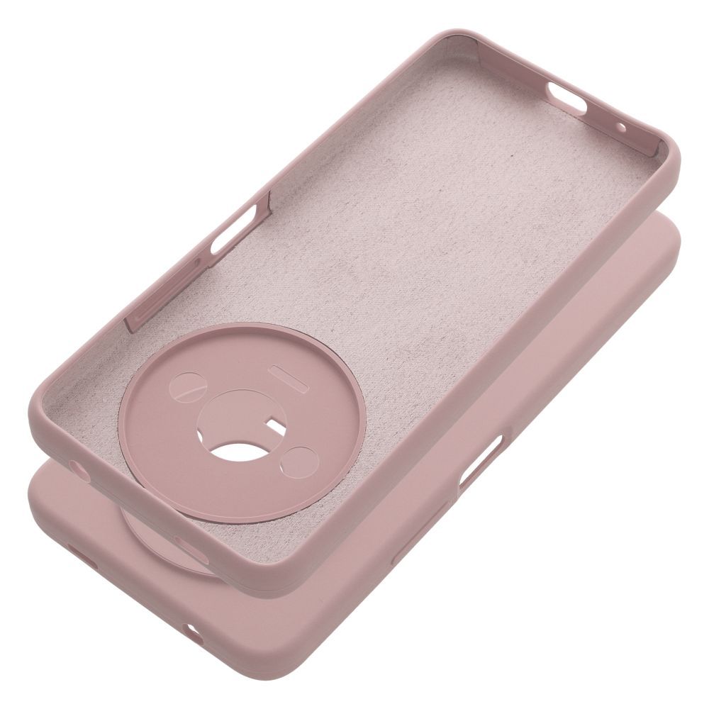 Aizsargvāciņš Xiaomi REDMI A3 4G sand – SILICONE 2mm, rozā — attēls 2