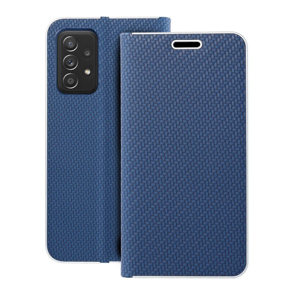 Aizsargvāciņš Samsung A52 5G / A52 LTE ( 4G ) / A52s 5G – LUNA Carbon, zils
