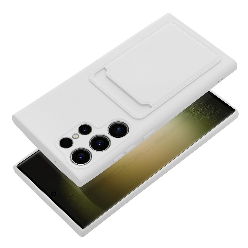 Aizsargvāciņš Samsung S23 Ultra – CARD, balts — attēls 3