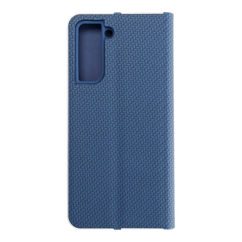 Aizsargvāciņš Samsung S21 – LUNA Carbon, zils — attēls 4