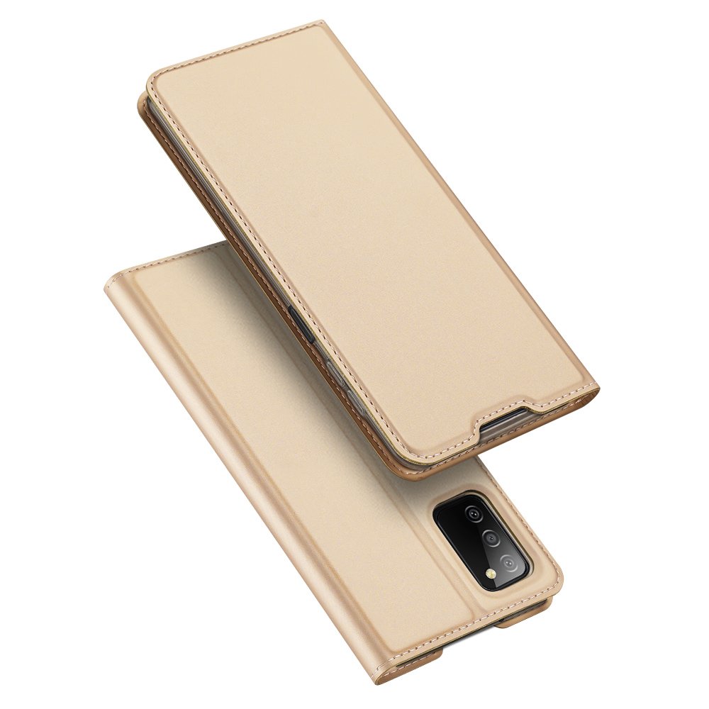 Aizsargvāciņš Samsung Galaxy A03s golden – Dux Ducis Skin Pro Bookcase type
