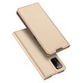Aizsargvāciņš Samsung Galaxy A03s golden – Dux Ducis Skin Pro Bookcase type
