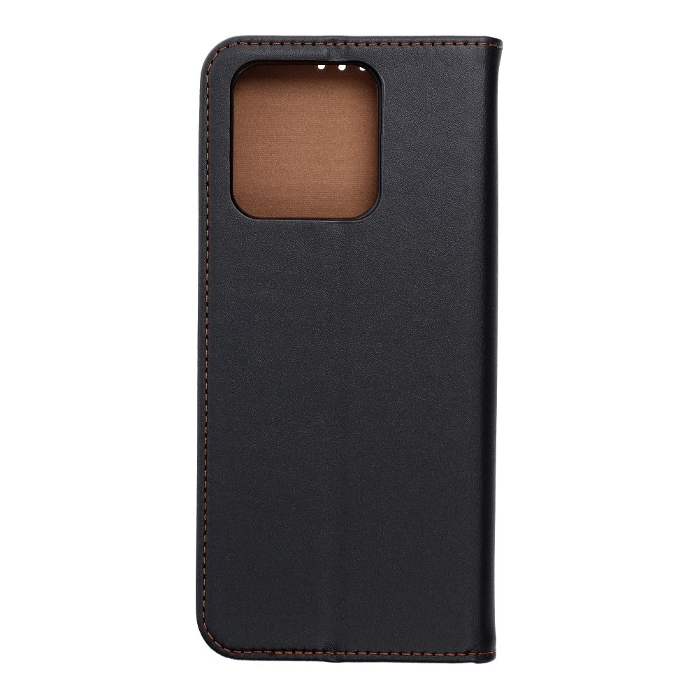 Aizsargvāciņš Xiaomi Redmi 10C – SMART PRO leather, melns — attēls 2