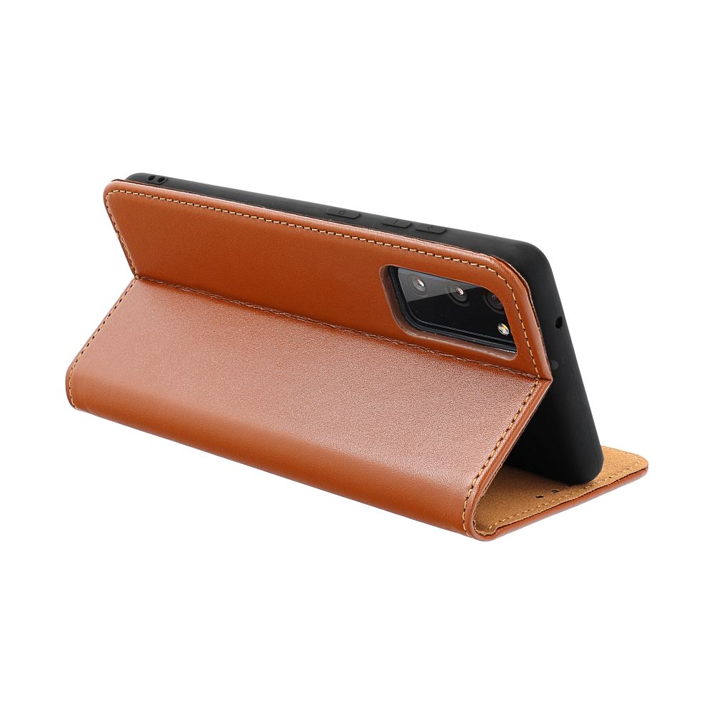 Aizsargvāciņš Samsung S23 – SMART PRO leather, brūns — attēls 4