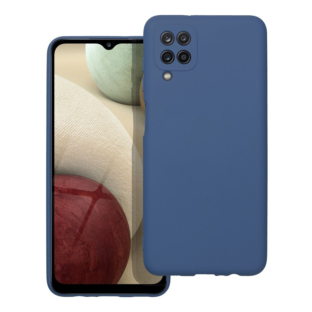 Aizsargvāciņš Samsung A12 – SILICONE, zils